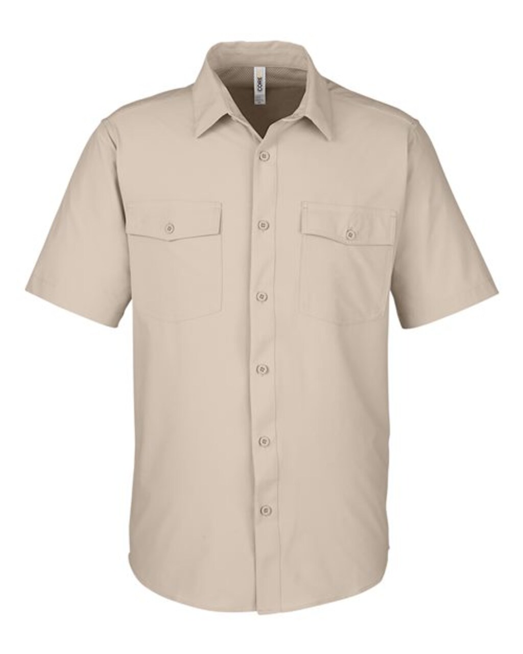 CORE365 Men’s Ultra UVP Short Sleeve Shirt Marina Style with Mesh Lining